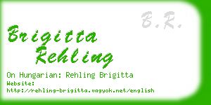 brigitta rehling business card